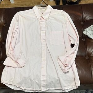 Izod Light Pink Casual Button Down Shirt